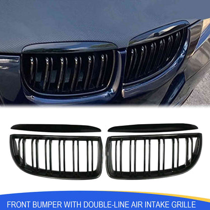Mavlaro M-Style Doppelsteg-Nieren für BMW 3er E90/E91 Vor-Facelift 2005-2008