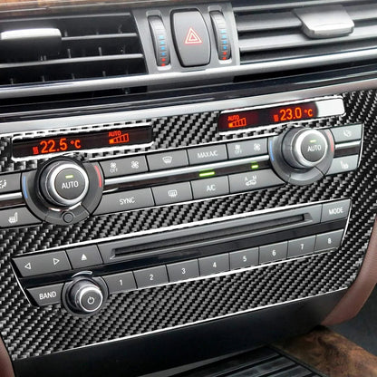 Mavlaro Echtcarbon Klima- & CD-Bedienteil Blende für BMW X5 F15/F85 & X6 F16/F86