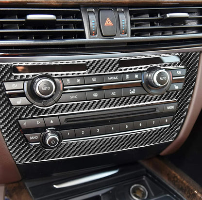 Mavlaro Echtcarbon Klima- & CD-Bedienteil Blende für BMW X5 F15/F85 & X6 F16/F86