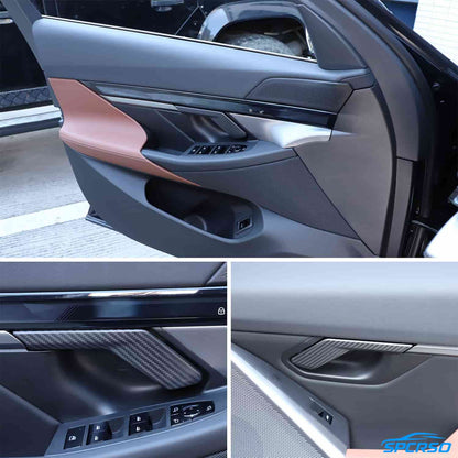 Mavlaro Matte Echtcarbon Innentürgriff-Blenden für BMW 5er G60/i5 ab 2024