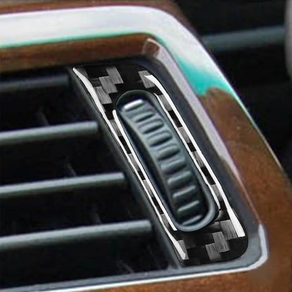 Mavlaro Echtcarbon mittlere Lüftungsdüse & Warnblink-Tastenrahmen für BMW 5er E60 2004-2010