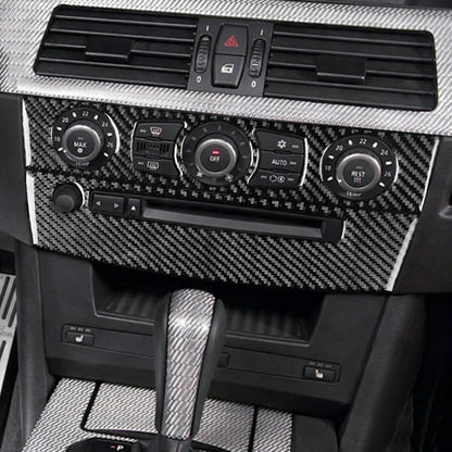 Mavlaro Echtcarbon Klima- & CD-Bedienteil Blende B-Kit für BMW 5er E60 2004-2010