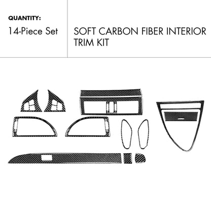 Mavlaro Soft-Carbon Innenraum-Komplettset 14-teilig für BMW 6er E63/E64 2004-2010