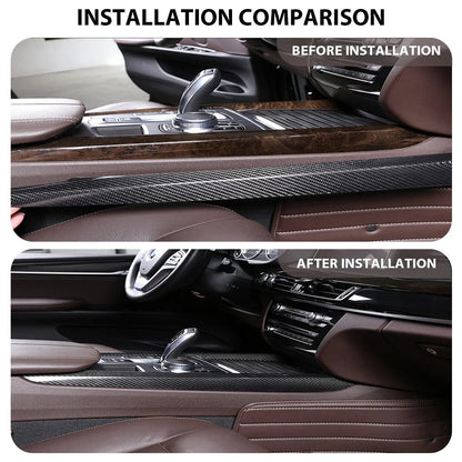 Mavlaro Echtcarbon Schaltkulissen-Blenden Kit für BMW X5 F15 & X6 F16 2014-2018