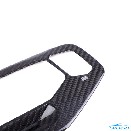 Mavlaro Real Carbon Fiber Front Reading Light Lamp Trim Cover for BMW 8 Series G14 2019-2022 Interior Upgrade