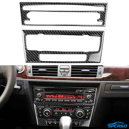 Mavlaro 37PCS Real Carbon Fiber Full Interior Trim Cover Kit for BMW 3 Series E90 E92 (2005–2012)