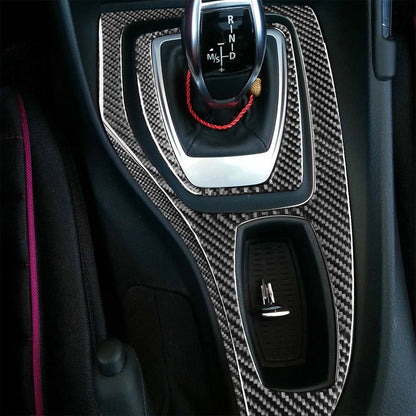 Mavlaro Echtcarbon Schaltkulisse Mittelkonsole Blenden für BMW X1 E84 2013-2015
