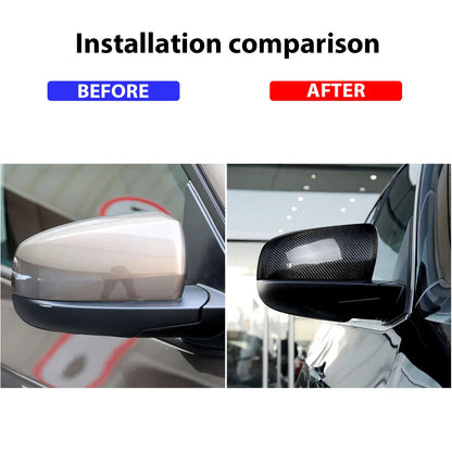 Mavlaro Echtcarbon Spiegelkappen-Overlays für BMW X5 E70 & X6 E71 2007-2013
