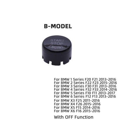 Mavlaro Start-Stop-Knopf Ersatz A/B für BMW F10/F20/F30/F32/F25/F15 2009-2017