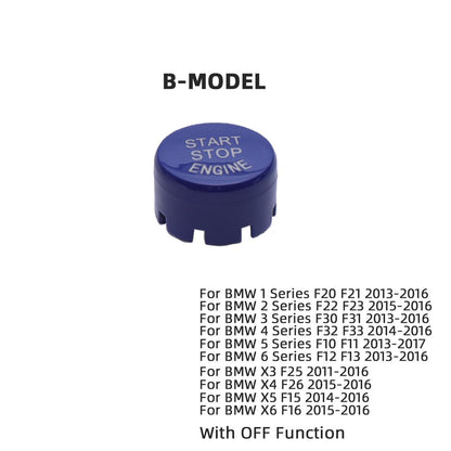 Mavlaro Start-Stop-Knopf Ersatz A/B für BMW F10/F20/F30/F32/F25/F15 2009-2017