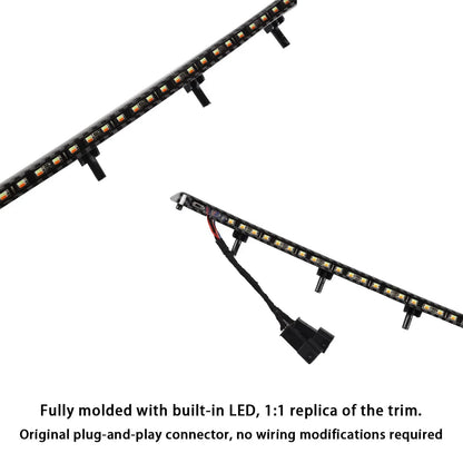 Mavlaro 9-Farben LED Ambientebeleuchtung Türleisten für BMW 3er F30 2012-2018 CIC/NBT