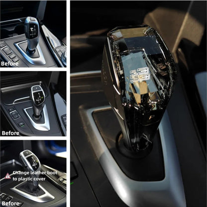 Mavlaro Crystal LED Gangwahlschalter für BMW 3er F30/F31/F34 2013-2019 Linkslenker