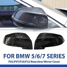 Mavlaro Echtcarbon Spiegelkappen Ersatz für BMW F01/F02/F10/F11/F07/F06/F12/F13 2013-2016