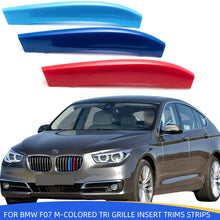 Mavlaro M-Farben Nieren-Zierstreifen für BMW 5er GT F07 2009-2017 9 Streben