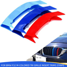 Mavlaro M-Farben Nieren-Zierstreifen für BMW 4er F32/F33/F36 2014-2018 9 Streben
