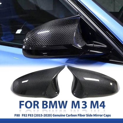 Mavlaro Echtcarbon Spiegelkappen-Overlays für BMW M3 F80 & M4 F82/F83 2015-2020