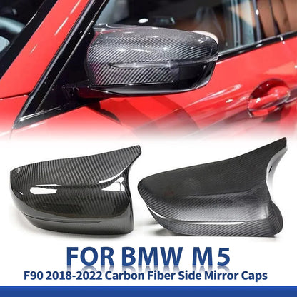 Mavlaro Dry-Carbon Spiegelkappen-Overlays für BMW M5 F90 2018-2022