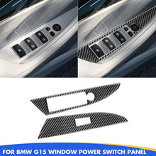 Mavlaro Echtcarbon Fensterheberschalter-Blende für BMW 8er G14/G15/G16 2019-2022