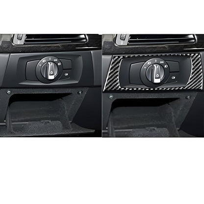 Mavlaro Lichtschalterblende aus Echtcarbon für BMW E92 M3