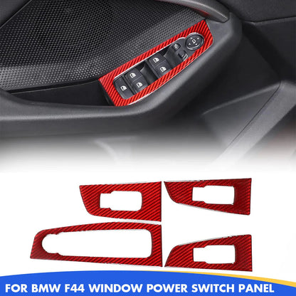 Mavlaro Carbon-Look Fensterheberschalter-Blenden 4-teilig für BMW 2er F44 2020-2023