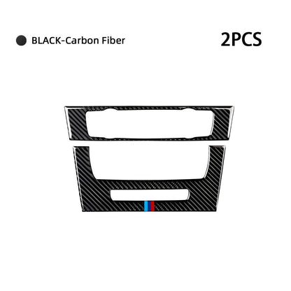 Mavlaro 5D Carbon-Optik CD-Panelblende Style A für BMW E90/E92/E93
