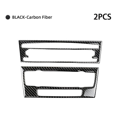 Mavlaro Echtcarbon CD- und Klimabedienteil-Blenden für BMW E90-E93