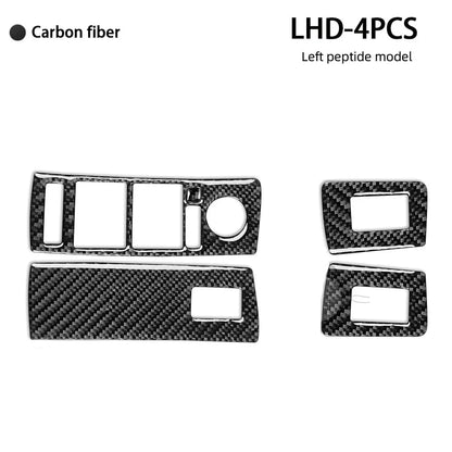 Mavlaro Echtcarbon Fensterheberschalter-Blenden für BMW X5 E53 2000-2006