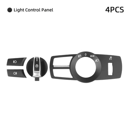 Mavlaro Lichtschalter Panel Ersatz 4-teilig für BMW F10 F12 F01 F25 F26