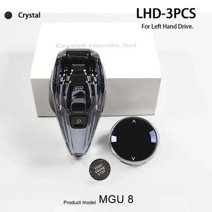 Mavlaro Crystal Gangwahlschalter & Startknopf Kit für BMW G-Serie MGU Linkslenker