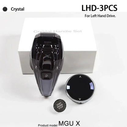 Mavlaro Crystal Gangwahlschalter & Startknopf Kit für BMW G-Serie MGU Linkslenker