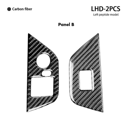Mavlaro Echtcarbon Fensterheberschalter-Blenden 2-teilig für BMW Z4 E85/E86 2003-2008