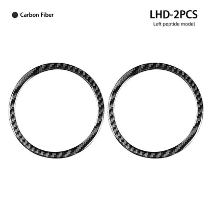Mavlaro Echtcarbon Türlautsprecher-Ringblende für BMW 5er E39 & M5 1998-2003