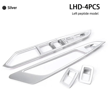 Mavlaro Fensterheberschalter-Blenden für BMW X5 F15 2014-2018 & X6 F16 2015-2019 Linkslenker