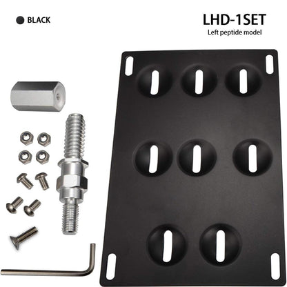 Mavlaro Abschlepphaken-Kennzeichenhalter vorne für BMW E39/E46/E90/F30/F10/G30 X3/X5
