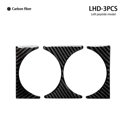 Mavlaro Echtcarbon Getränkehalter-Rahmen Mittelkonsole für BMW 3er E46 1998-2005