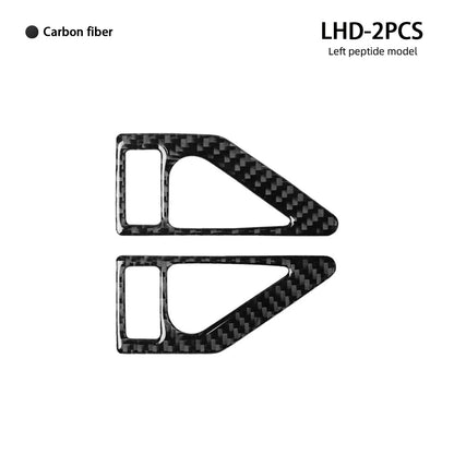 Mavlaro Echtcarbon Fond-Leseleuchten-Rahmen 2-teilig für BMW 3er E46 1998-2005