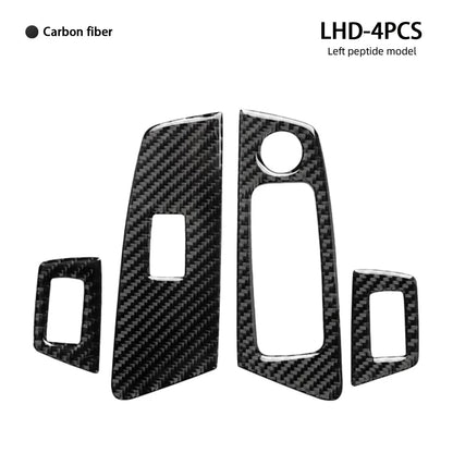 Mavlaro Echtcarbon Fensterheberschalter Blenden 4-teilig für BMW 5er G30/G31 2017-2023