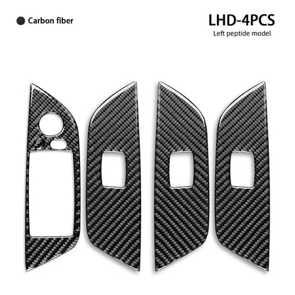 Mavlaro Echtcarbon Fensterheberschalter Blenden 4-teilig für BMW X1 E84 2013-2015