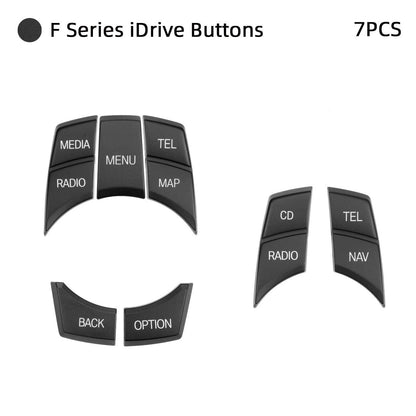 Mavlaro iDrive Tasten Ersatz 7-teilig für BMW F20/F21 F22/F23 F30/F31 F10/F11 F15/F16