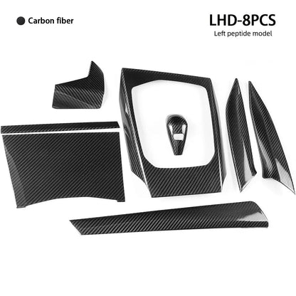 Mavlaro Dry-Carbon Mittelkonsole & Armaturenbrett Set 8-teilig für BMW 3er G20 2020-2021