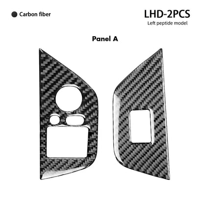 Mavlaro Echtcarbon Fensterheberschalter-Blenden 2-teilig für BMW Z4 E85/E86 2003-2008