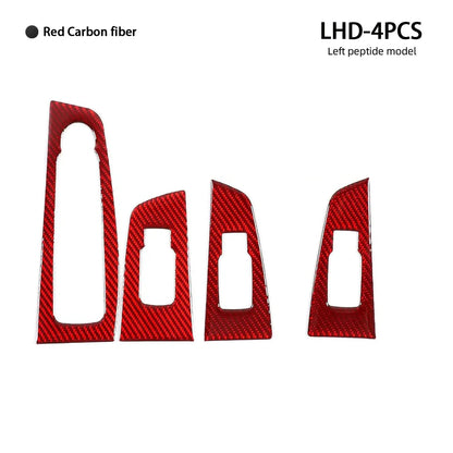 Mavlaro Carbon-Look Fensterheberschalter-Blenden 4-teilig für BMW 2er F44 2020-2023