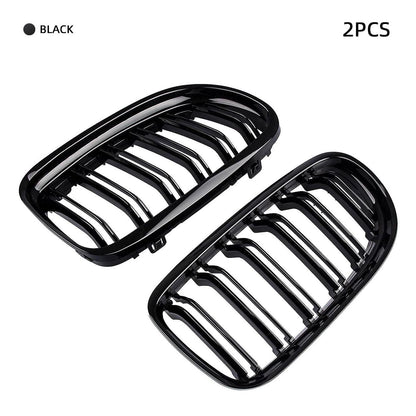 Mavlaro Nieren Kühlergrill Doppelsteg Schwarz für BMW 3er E90/E91 LCI 2009-2011