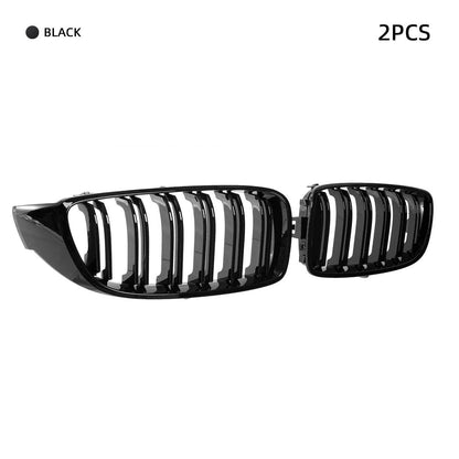 Mavlaro Nieren Kühlergrill Schwarz für BMW 4er F32/F33/F36 2014-2019 & M3 F80 M4 F82 2015-2019