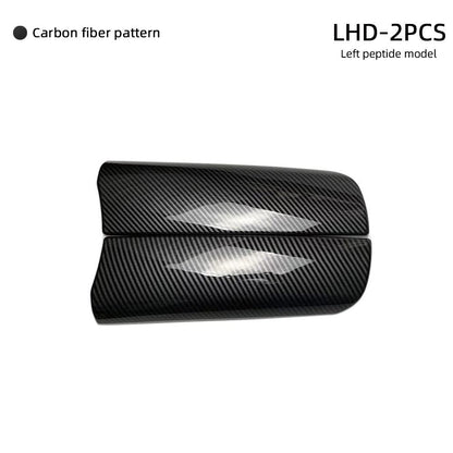 Mavlaro Mittelarmlehnen-Ablagefach-Abdeckung in Carbon-Optik für BMW 7er F01/F02