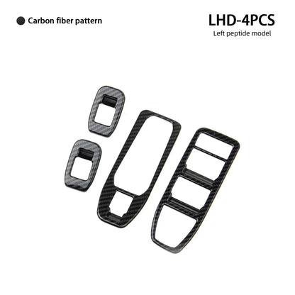 Mavlaro Carbon-Look Fensterheberschalter-Blenden für BMW iX I20 2022-2026