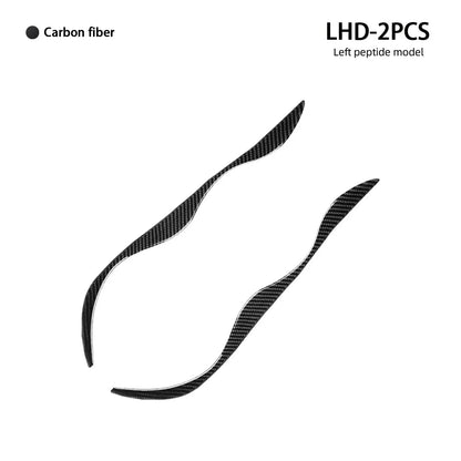 Mavlaro Echtcarbon Scheinwerferblenden für BMW 3er E46 1998-2006