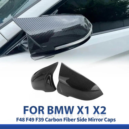 Mavlaro Echtcarbon Spiegelkappen Ersatz für BMW X1 F48/X2 F39/1er F40/2er F44/Z4 G29