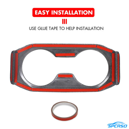 Mavlaro Echtcarbon hintere Cupholder-Blende für BMW 5er G60/i5 ab 2024