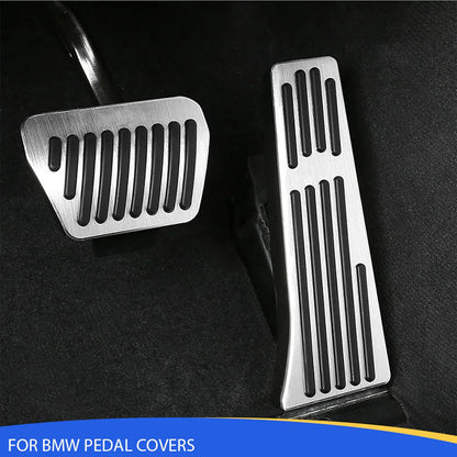 Mavlaro Pedalauflagen Set ohne Bohren für BMW E90 F10 F12 F01 F25 F26 E70 E71 E89